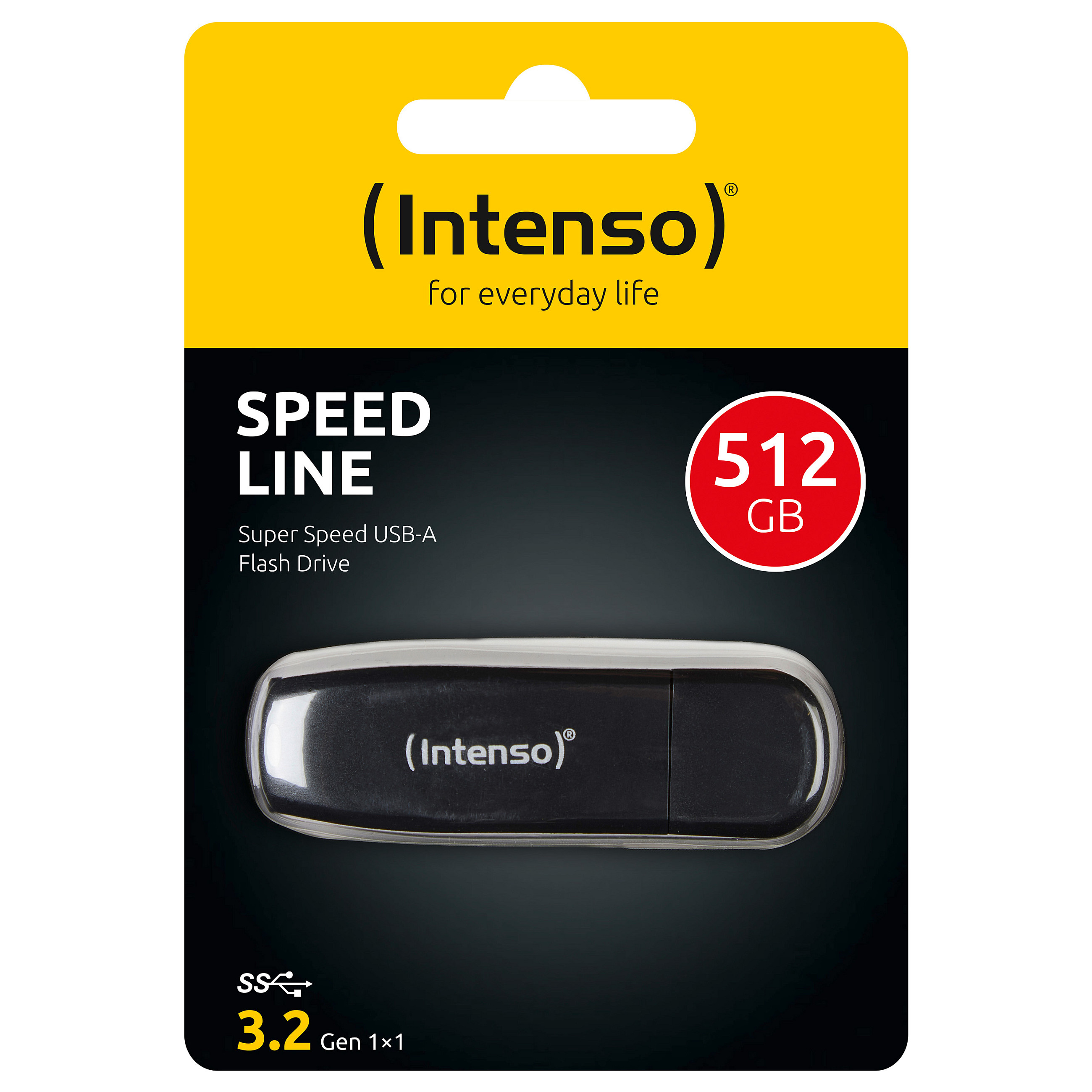 USB Flash Drive Intenso Speed Line / 512GB / USB Type-A / USB 3.2 Gen 1 - Zezë - 3