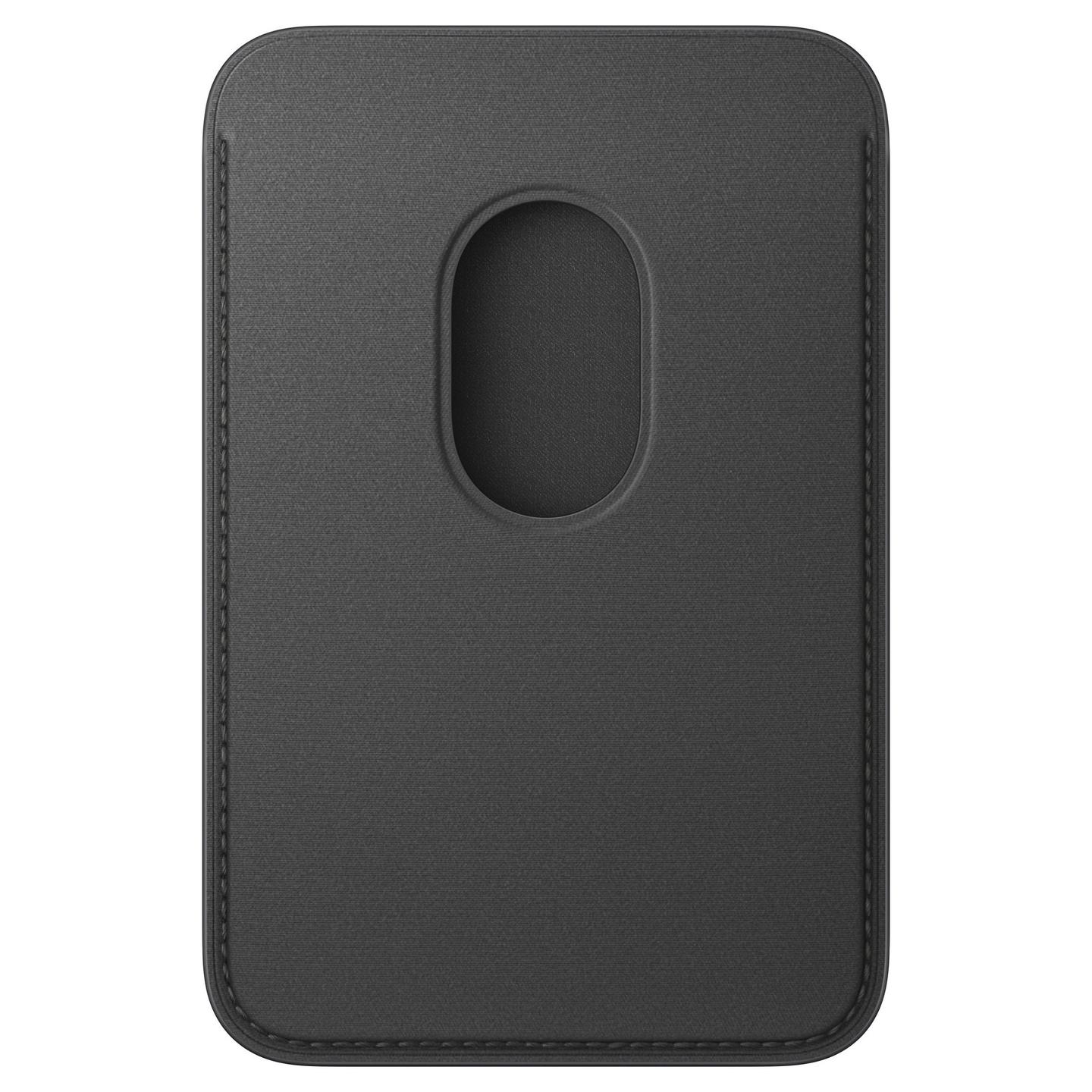 Portofol për Telefon Apple FineWoven, MagSafe, deri në 3 karta - Black - 2