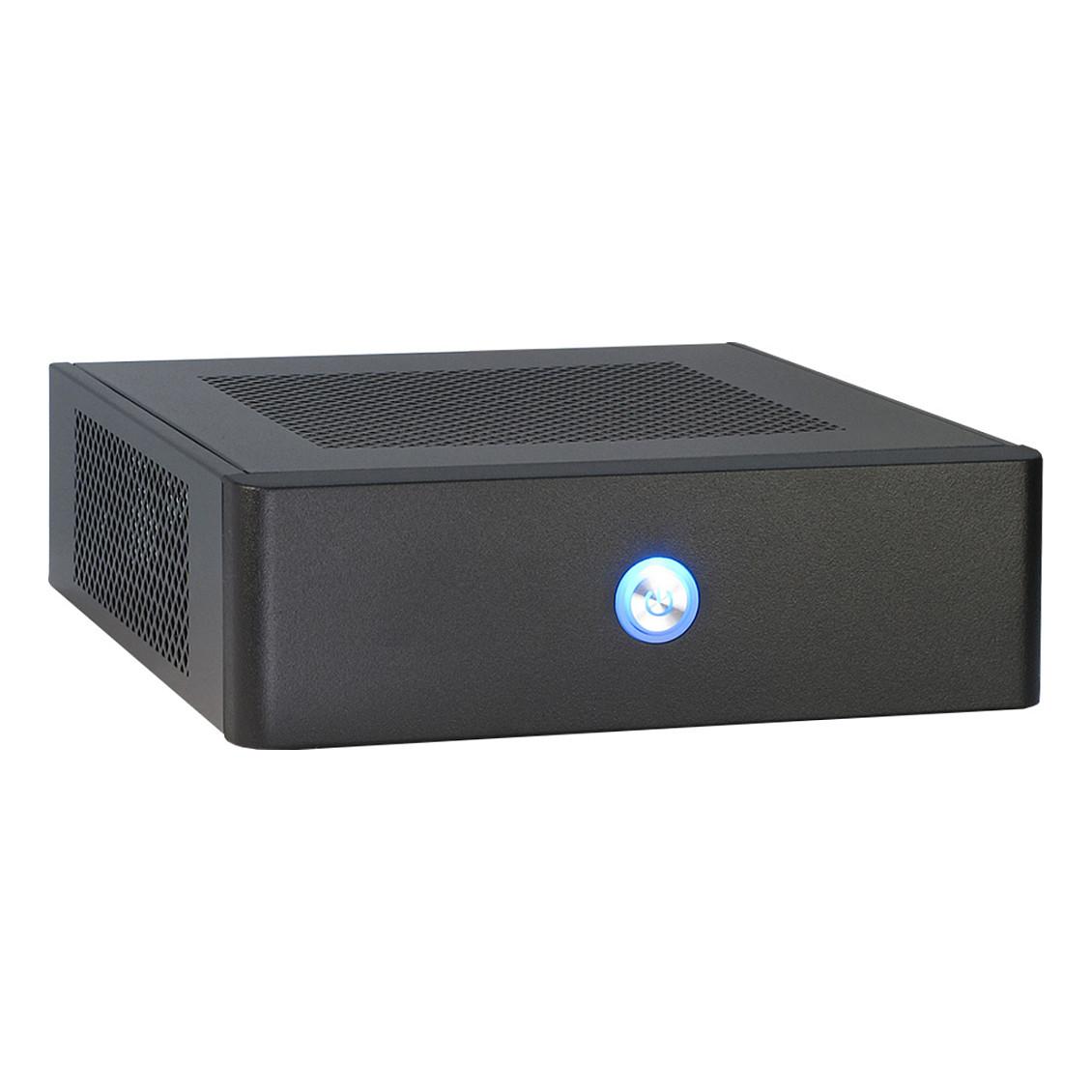 Kasë Inter-Tech ITX-601, Mini-ITX, Mini-Tower, 2x 2.5", Furnizim 60W - Zezë - 2