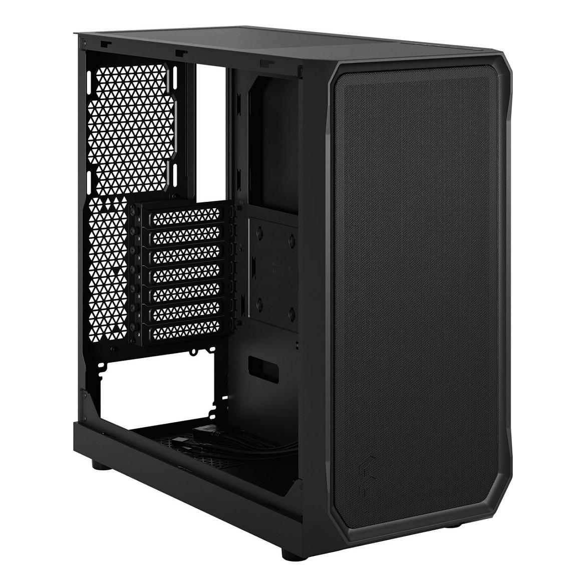 Kasë PC Fractal Design Focus 2 / Midi Tower / ATX / 2x 140mm Fan - Zezë - 10
