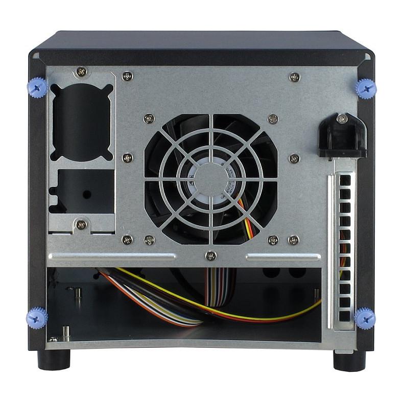 Kasë Inter-Tech SC-4100, Mini-ITX, 4x Hot-Swap 2.5"/3.5", 1x 2.5", 2x USB 3.0 - Zezë - 4
