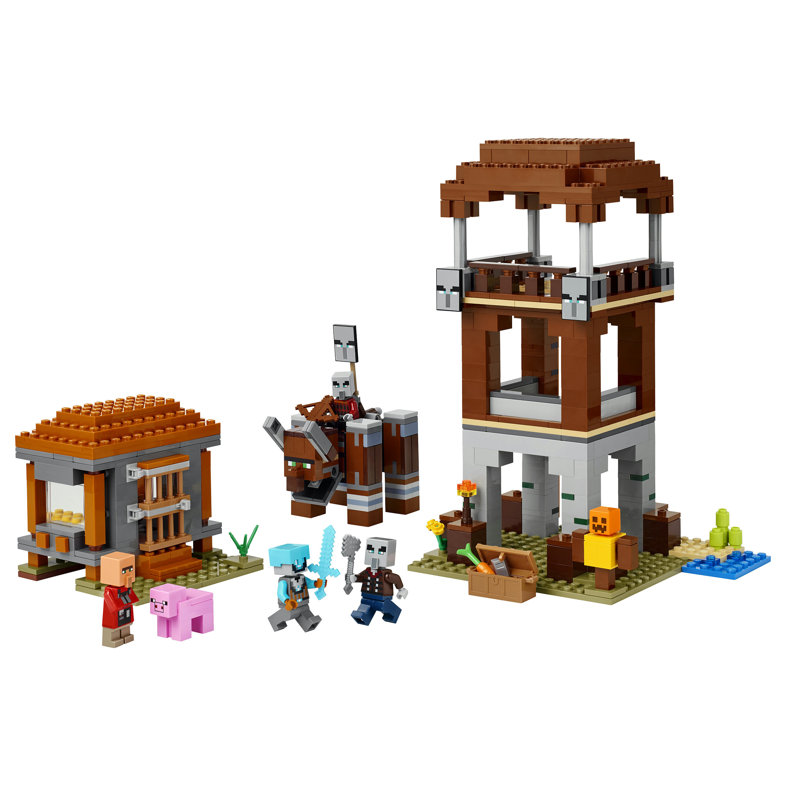 LEGO Minecraft The Pillager Outpost and Ravager - 23