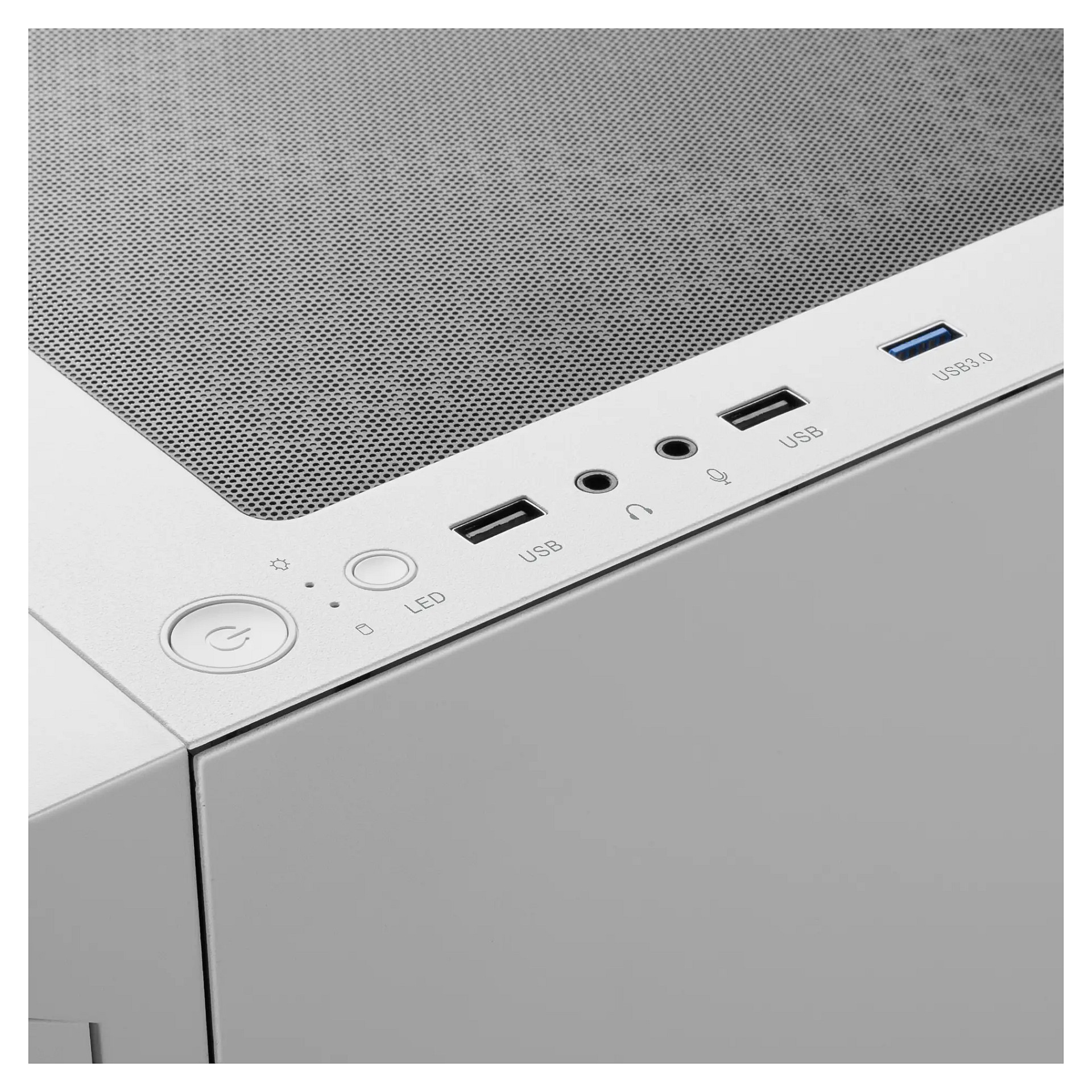 Kasë GAMDIAS TALOS E3 MESH / Midi Tower / ATX / 3x 120mm ARGB Fan / Tempered Glass - Bardh - 2