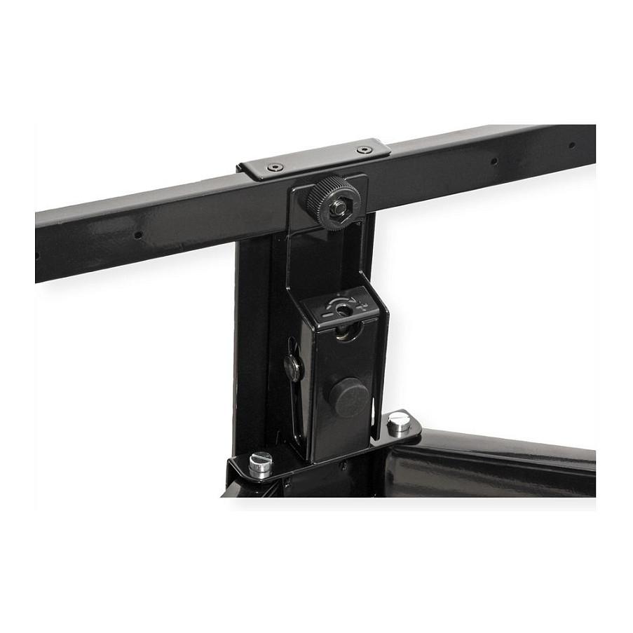 Mbajtëse për TV ROLINE / 37″–80″ / deri në 70 kg / Lartësi te Rregullueshme / e Rrotullueshme - Zezë - 9
