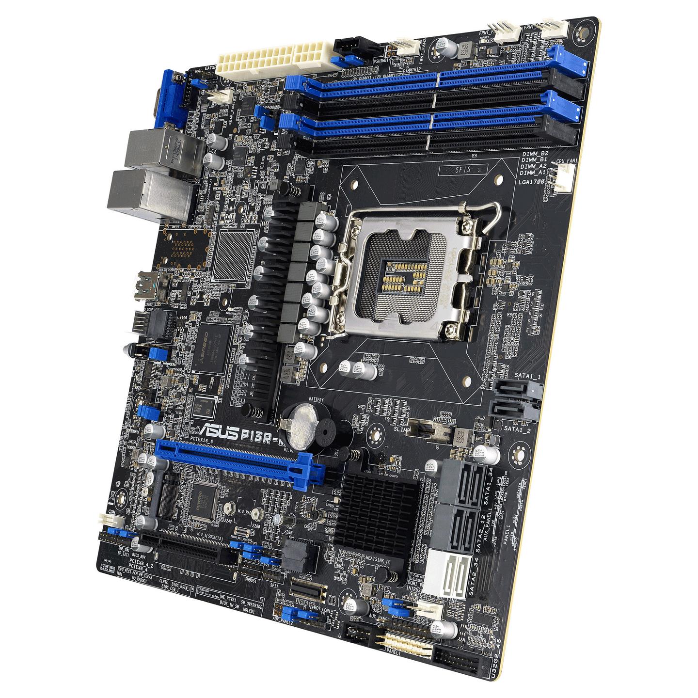 Pllakë Amë ASUS P13R-M / Intel LGA1700 / DDR5 / Micro-ATX / 1GbE LAN - 3