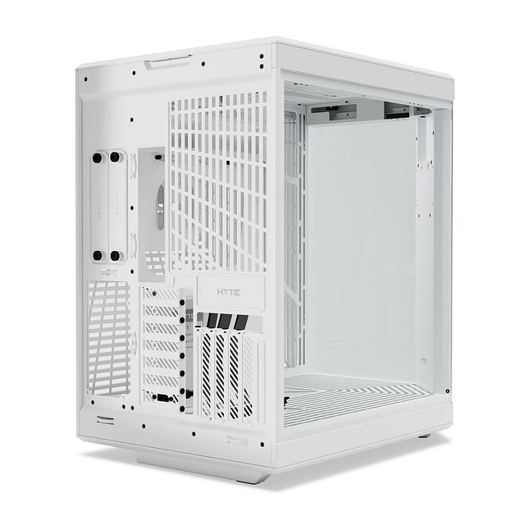 Kasë PC HYTE Y70 Touch Infinite / Midi Tower / ATX / E-ATX / 14.9" IPS Touchscreen / PCIe 4.0 x16 Riser / Tempered Glass - Bardhë - 4