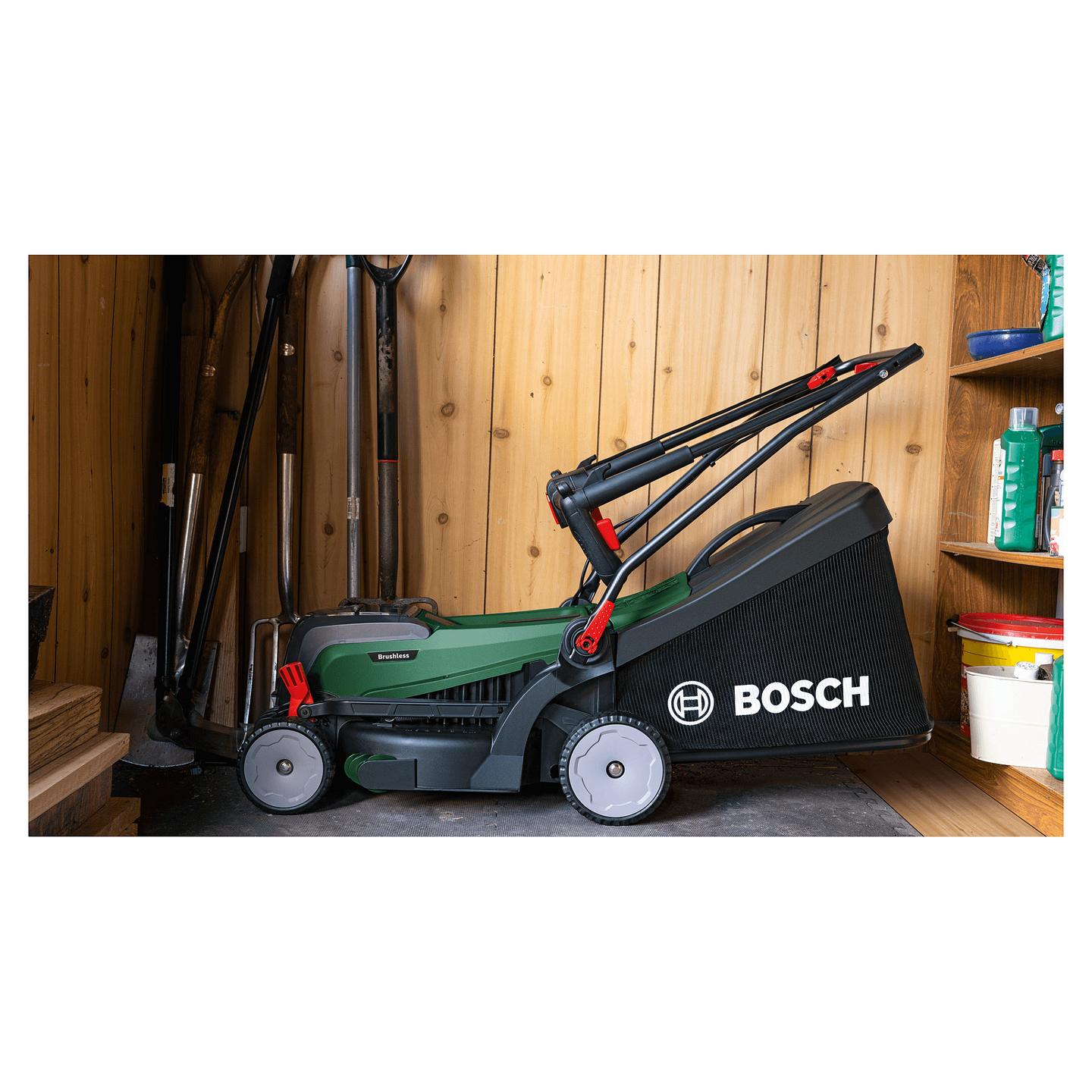 Kositëse Bari me Bateri Bosch UniversalRotak 2x18V-37-550, 2x18V, 37cm, 25–70mm, 40L, Solo - Gjelbër/Zezë - 10