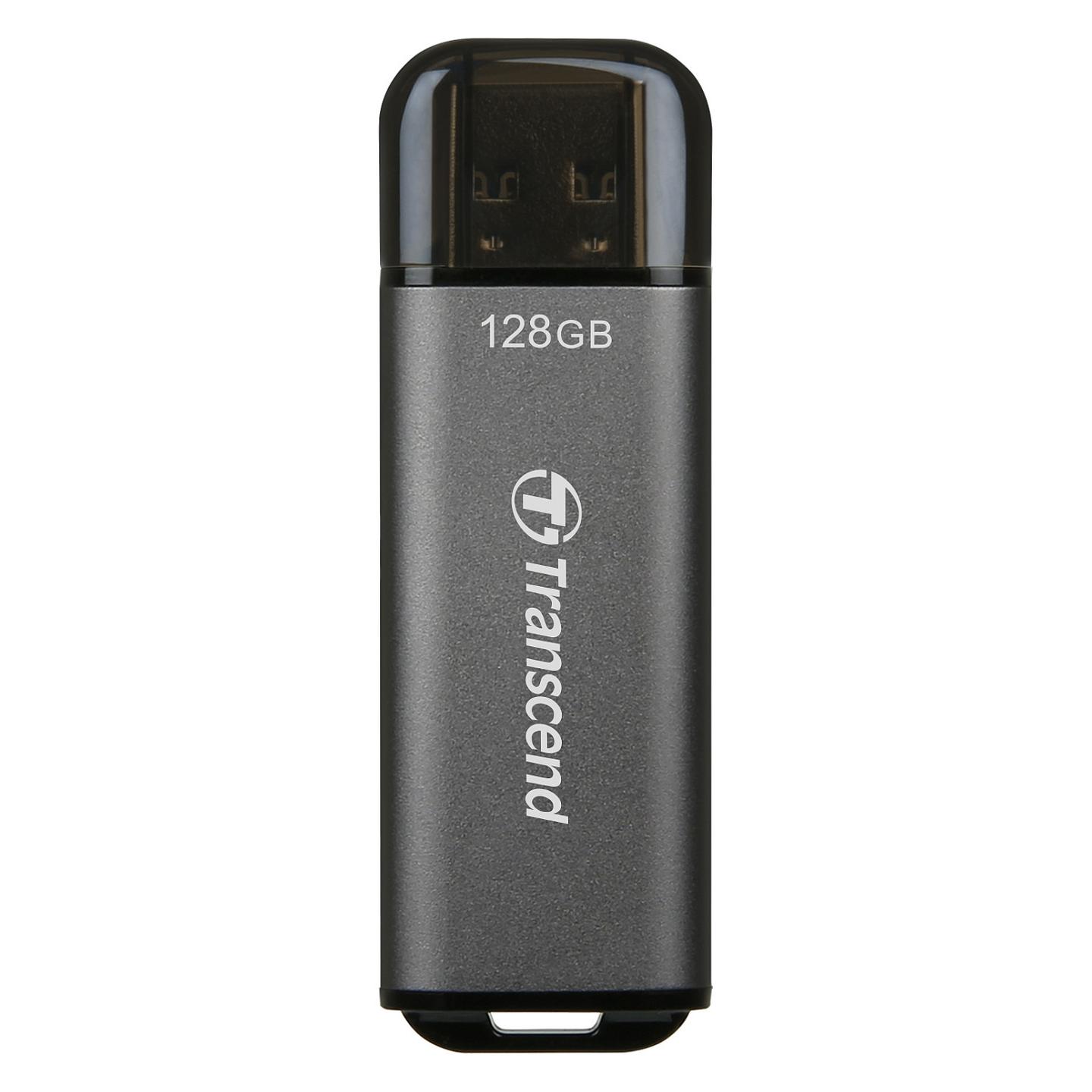 USB Flash Drive Transcend JetFlash 920 / 128GB / USB 3.2 Gen 1 / USB Type-A / 420MB/s Lexim / 400MB/s Shkrim / Trup alumini / 62 × 20 × 7.8mm / 10g - Gri - 6