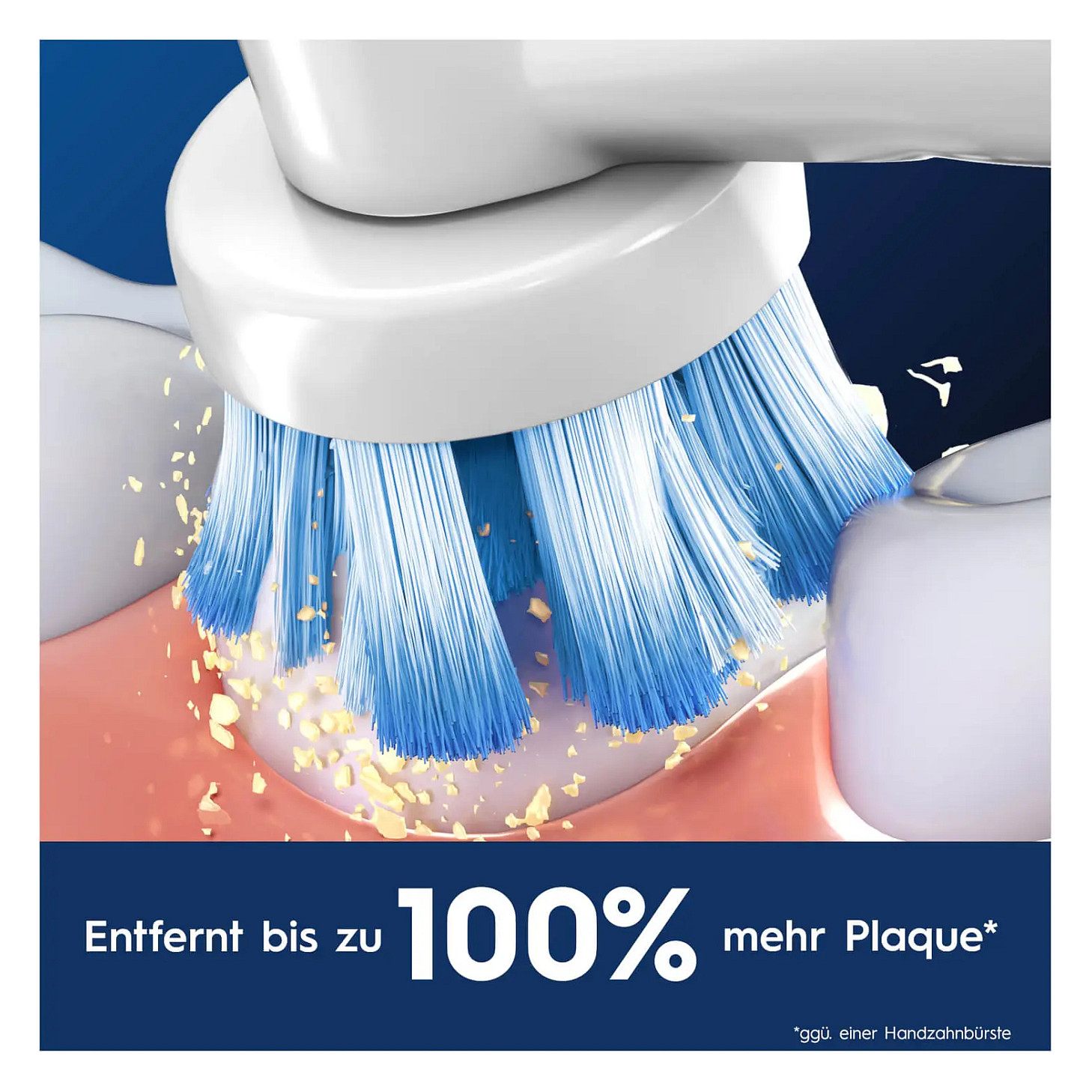 Koka zëvendësuese për furçë elektrike Oral-B Pro Sensitive Clean / Extra Soft / 4 copë – Bardhë - 3