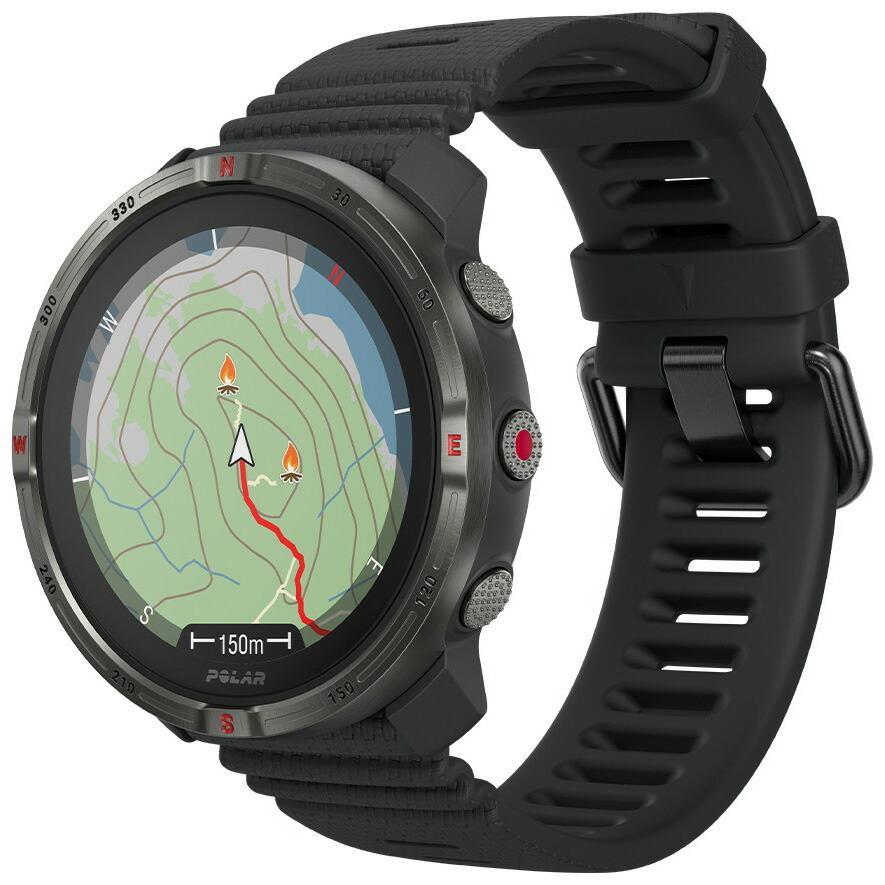 Orë e Mençur Polar Grit X2 / 45 mm / GPS / Bluetooth - Zezë - 3
