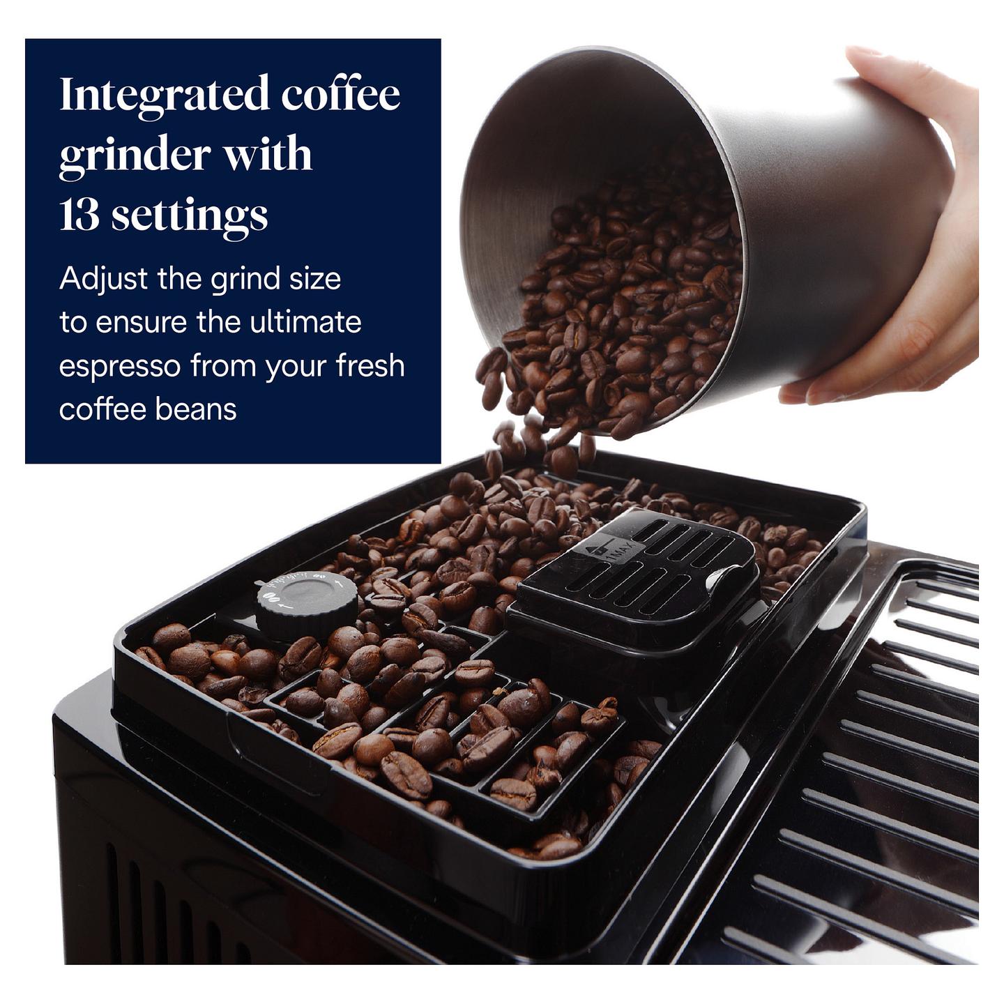 Aparat për Kafe Espresso Automatik De’Longhi Magnifica Start Milk ECAM220.60.B, 1450 W, 15 Bar, 1.8 L – Zezë - 3