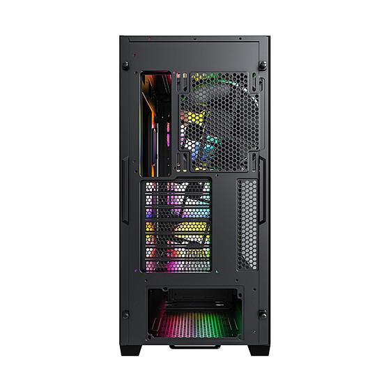 Kasë Montech AIR 903 MAX, Midi Tower, E-ATX, ATX, 4x140mm, USB Type-C, Tempered Glass - Zezë - 4