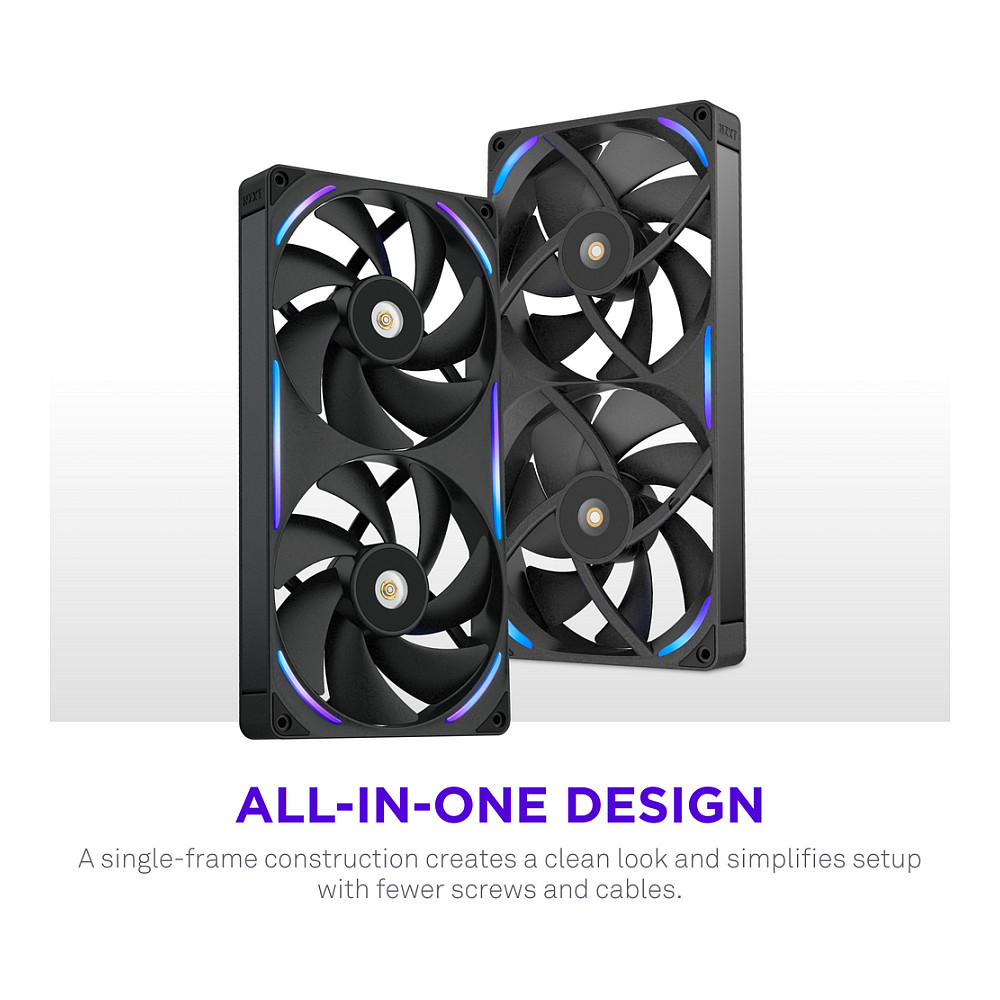 Ftohës për Kasë 280mm NZXT F280X RGB – Zezë - 10