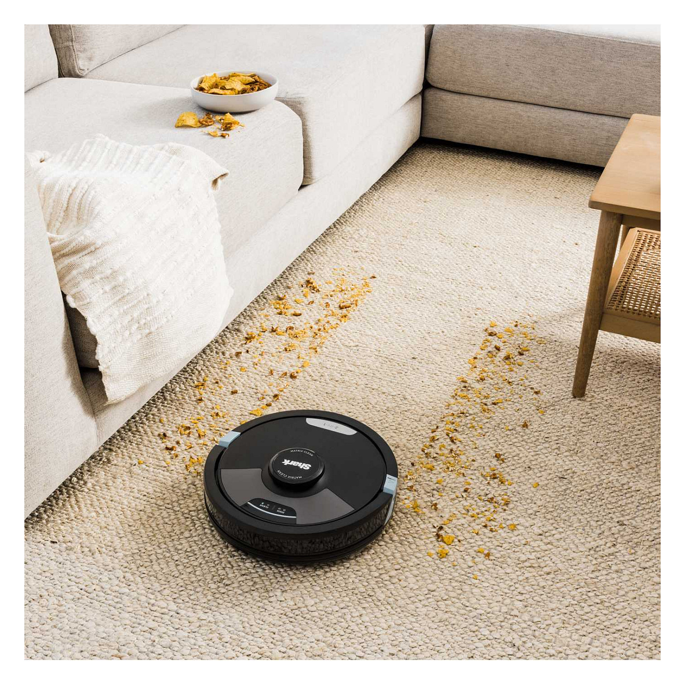Fshesë Robotike SharkClean Matrix Plus – E Zezë/Blu/Argjendtë - 3
