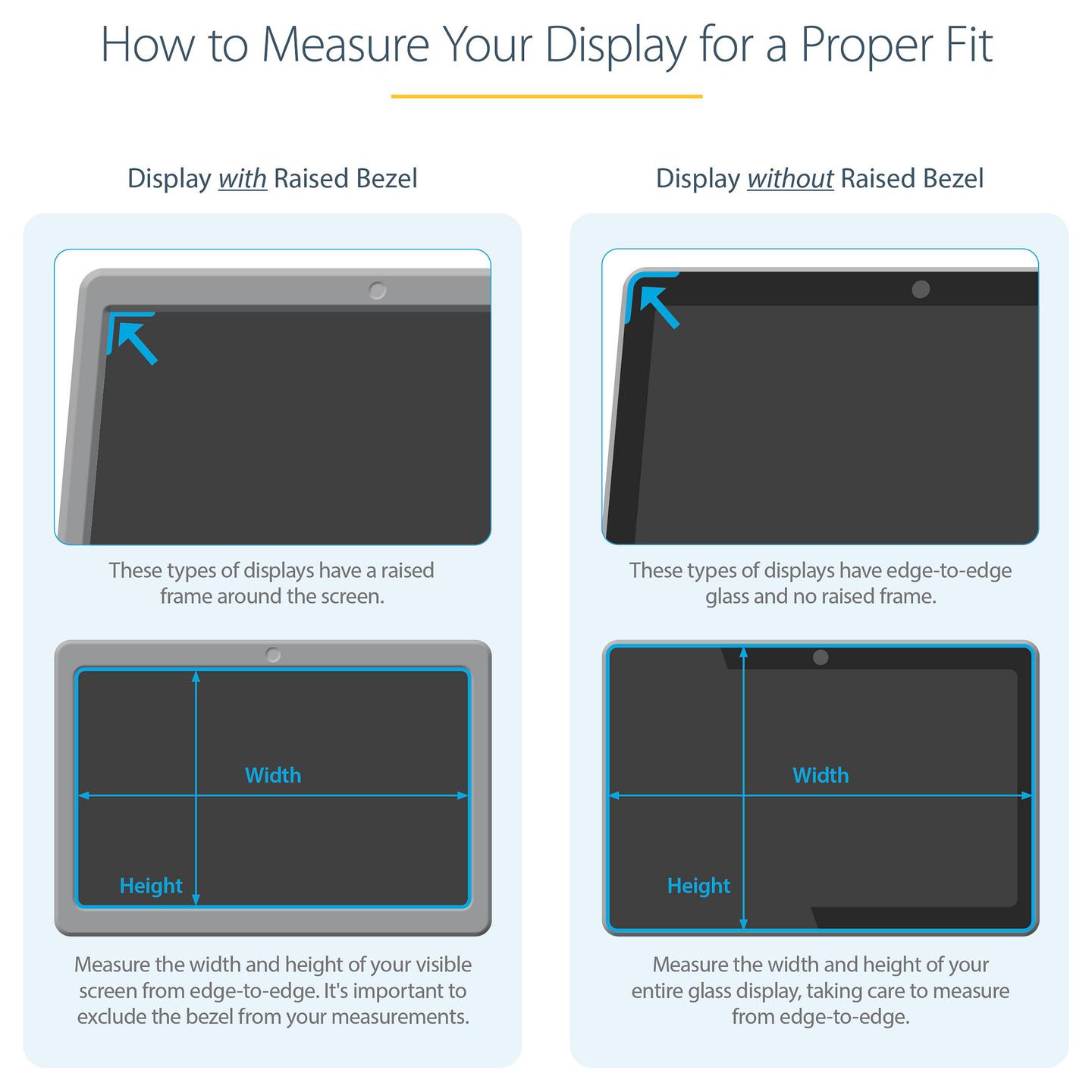 Filtër Privatësie StarTech.com 156G-PRIVACY-SCREEN, 15.6", 16:9, Gold, ±30°, Anti-Glare, Reduktim i Dritës Blu - Zezë - 10