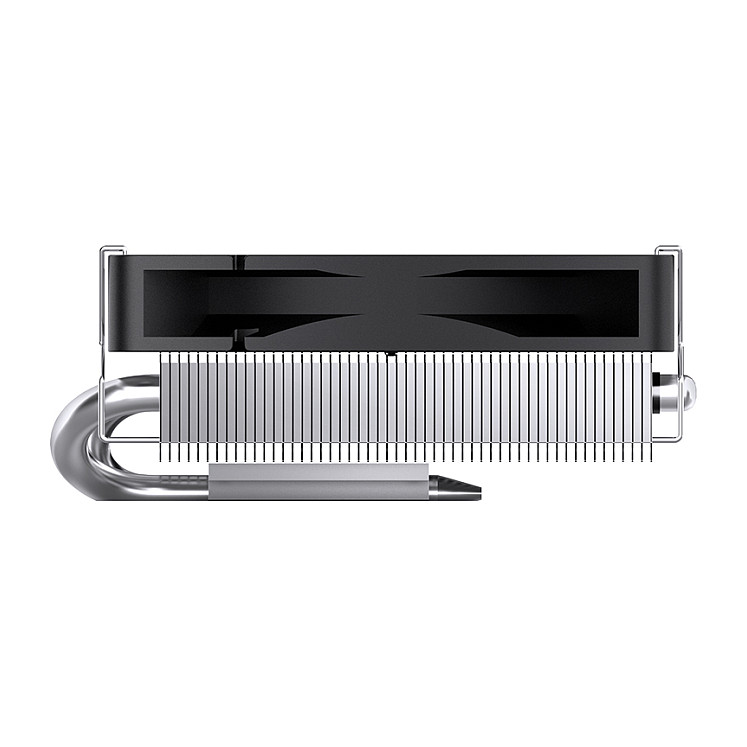 Ftohës për Procesor Jonsbo HP-400S / Low-Profile / Top-Blower / 160W TDP / 4×6mm Heatpipe / 90mm PWM Fan / LGA115x/1200/1700/1851 / AM4/AM5 – Zezë - 3