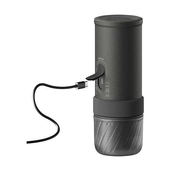 Aparat për Kafe Portativ OutIn Mino OTEM-MO-01-AA-SG, 70 ml, 22 bar, Bateri 9000 mAh, USB-C - Gri - 5