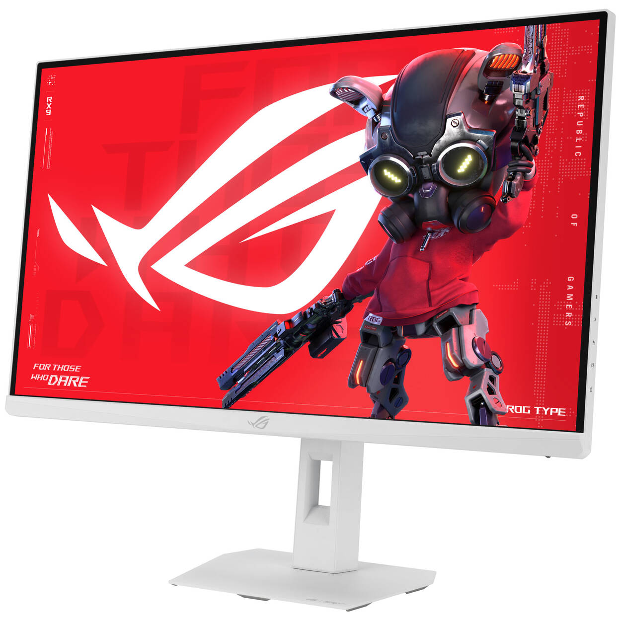 Monitor Gaming ASUS ROG Strix XG27ACMES-W / 27" / WQHD Fast IPS / 255Hz / 1ms / HDMI+DisplayPort+USB-C - Bardhë - 3