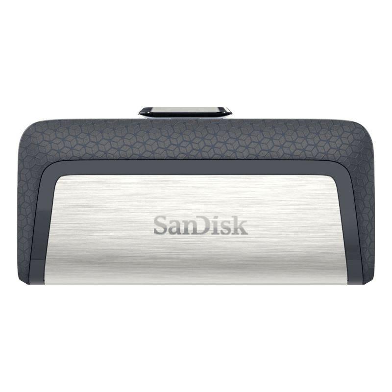 USB Flash Drive SanDisk Ultra Dual Drive / 256GB / USB 3.2 Gen 1 / USB Type-A / USB Type-C / deri 150MB/s Lexim / Dizajn rrëshqitës / 38.1 × 20.1 × 9.4mm / 9.1g - Zezë/Argjend - 5
