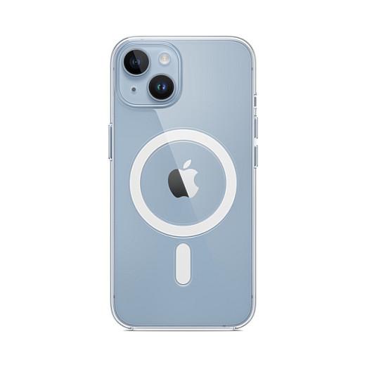 Case për Telefon Apple Clear Case, MagSafe, iPhone 14 - Transparent - 4