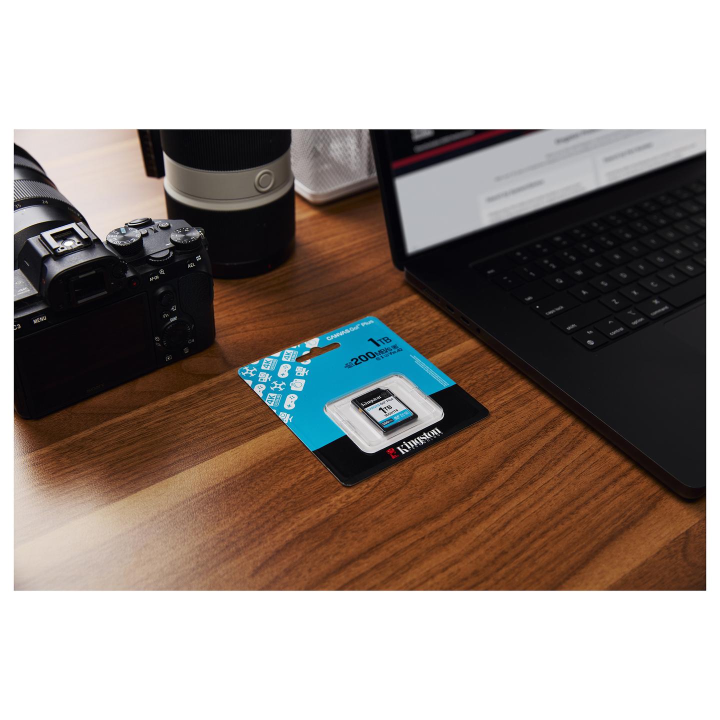 Kartë Memorie SD Kingston Canvas Go! Plus, 1TB, SDXC, UHS-I, U3, V30, 200MB/s Read, 160MB/s Write - Zezë - 8