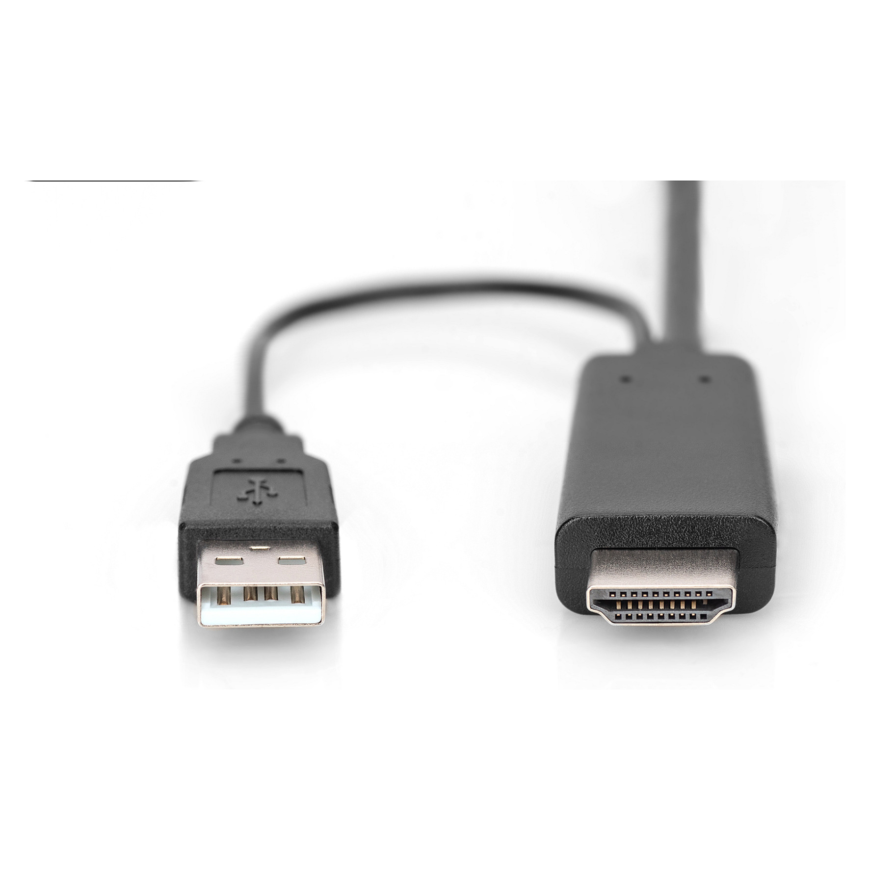 Kabllo HDMI Digitus AK-330111-020-S / HDMI në DisplayPort / HDMI 2.0 / DisplayPort 1.2 / 2m / 4K 60Hz - Zezë - 3