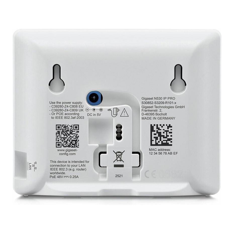 Base station DECT VoIP Gigaset N530 IP PRO, SIP, deri në 8 Handset, 8 Thirrje Paralele, PoE - Bardhë - 4