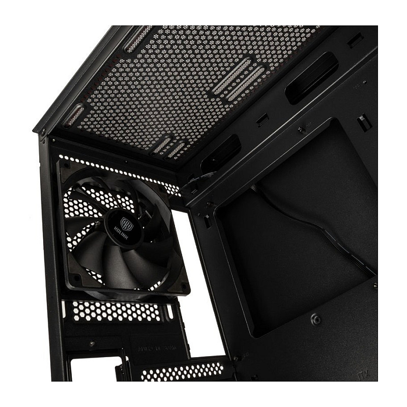 Kasë PC Kolink Unity Meshbay Performance / Midi Tower / ATX / 3x 120mm PWM Fan / Mesh - Zezë - 10