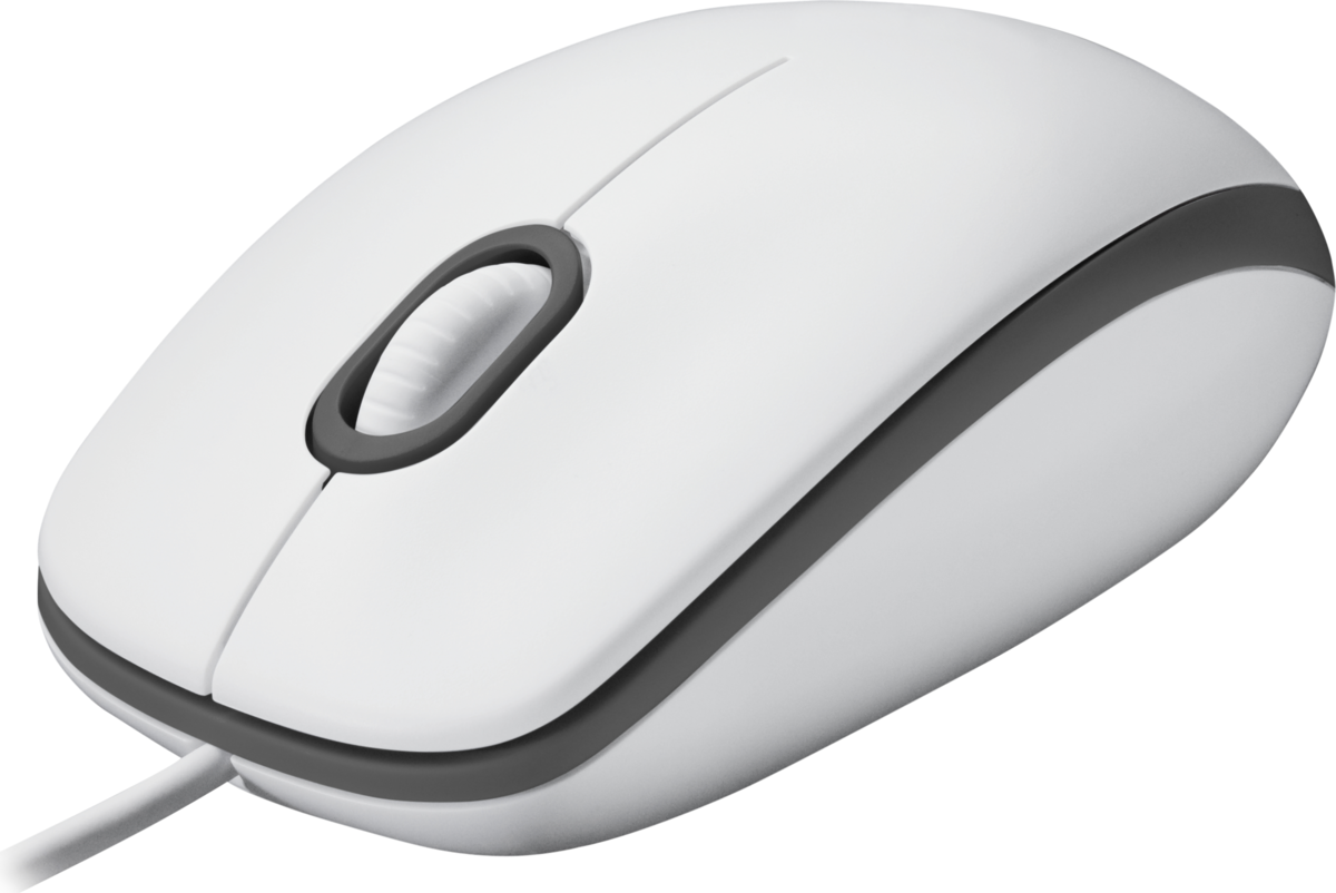 Maus me Kabllo Logitech M100 / USB-A / 1000 DPI / 3 Butona – Bardhë - 4