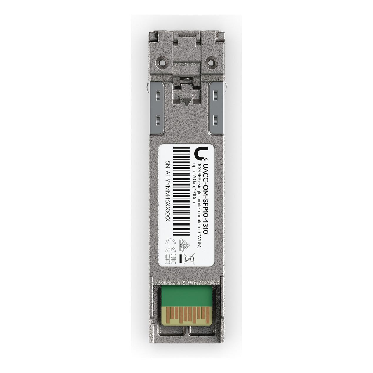 Transceiver Ubiquiti UACC-OM-SFP10-1310, SFP+, 10Gbps, CWDM, Single-Mode, LC Duplex, 1310nm, deri në 20km - Hiri - 4