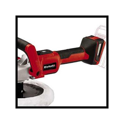 Lëmues dhe Polirues me Bateri Einhell CE-CP 18/180 Li E-Solo, 18V, Brushless, 500–3000rpm, 180mm - Kuqe/Zezë - 3