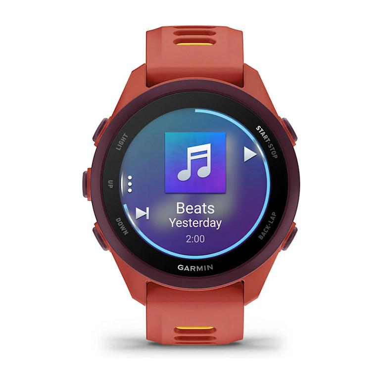Orë e Mençur Garmin Forerunner 170 Music, 1.2" AMOLED, GPS, Muzikë, 5 ATM - Kuqe/Portokalli - 2