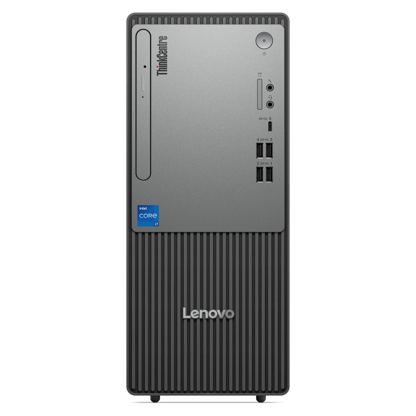 Kompjuter Lenovo ThinkCentre neo 50t Gen 5, Core i5-13400, 16GB DDR5, 1TB, Intel UHD Graphics 730 - Zezë - 2