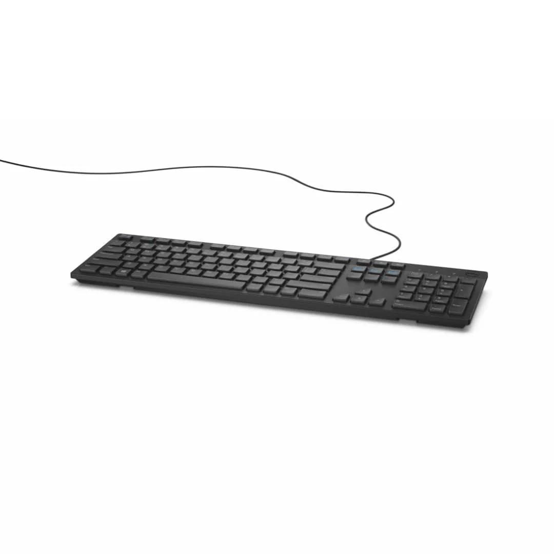 Tastierë me kabllo Dell KB216 / USB / Full-Size / Plunger / QWERTY US International - Zezë - 2