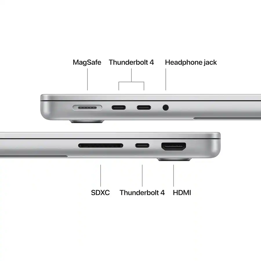 MacBook Pro M5 Pro 14.2" / 18 CPU / 20 GPU / 64GB / 2TB / 96W - Silver - 4