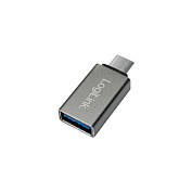 Adapter USB LogiLink AU0042 / USB-C mashkull në USB-A femër / USB 3.2 Gen 1 / 5 Gbit/s / OTG / 15W - Argjend - 3