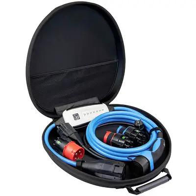 Njësi Karikimi Portative NRGkick Set Optimal, 22kW, 32A, Type 2, 7.5m, Wi-Fi, Bluetooth - Bardhë/Blu