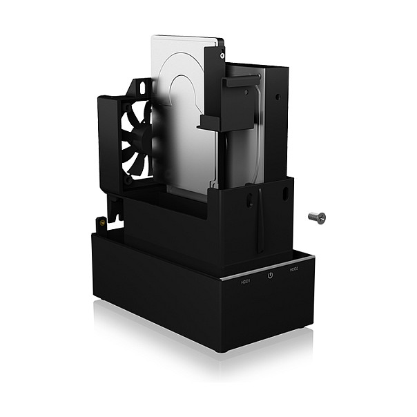 Docking Station ICY BOX IB-RD3621-C31 / 2.5"/3.5" / SATA / 2-Bay - Zezë - 9