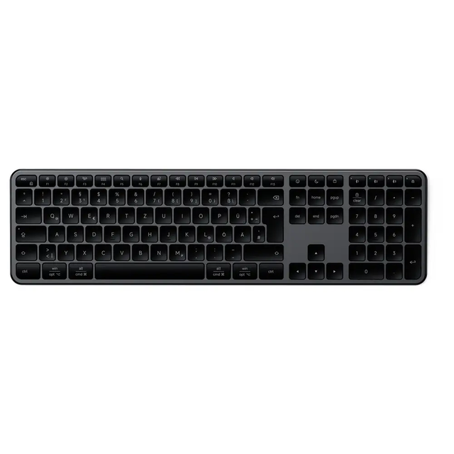 Tastierë Me kabllo Satechi Slim LX3 / Full-Size / Scissor Switch / USB-C / QWERTZ Gjerman - Zezë - 2