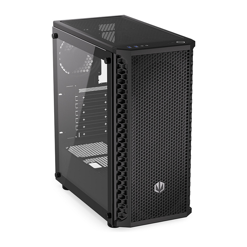 Kasë PC ENDORFY Signum 300 Air / Tower / ATX / 3x 120mm + 1x 120mm Fan / Tempered Glass - Zezë - 9