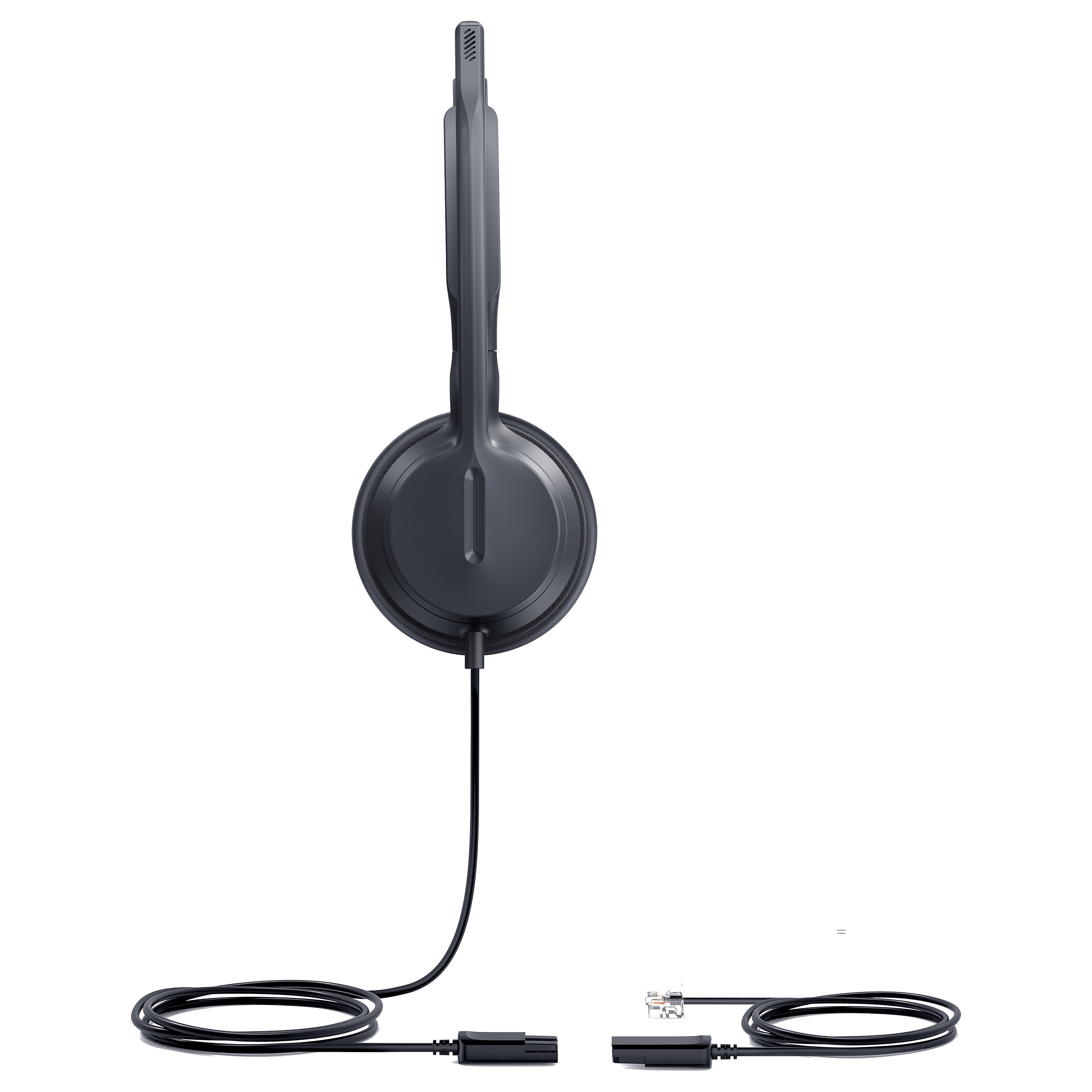 Kufje me kabllo Yealink YHS36 E2 Mono / QD-RJ9 / Noise Cancelling - Zezë - 2