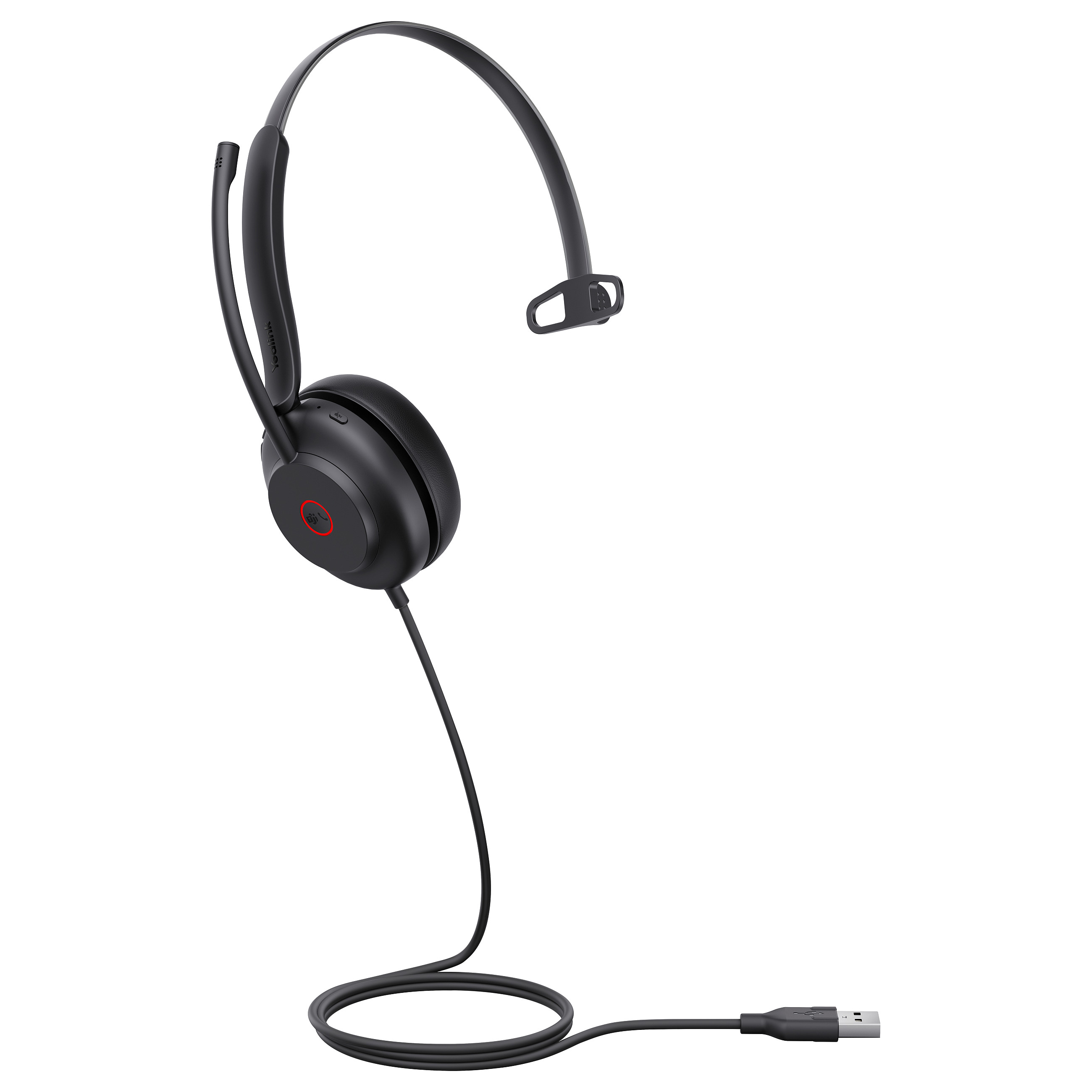 Kufje me kabllo Yealink UH35 Mono Teams / USB-A / Noise Cancelling - Zezë - 3