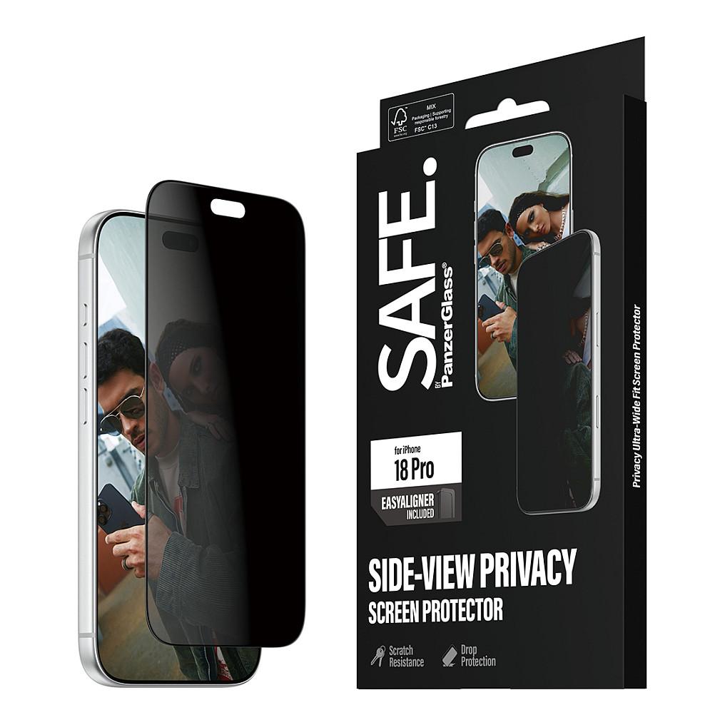 Mbrojtëse për Ekran PanzerGlass SAFE, Privacy, për iPhone 18 Pro - Transparente - 7