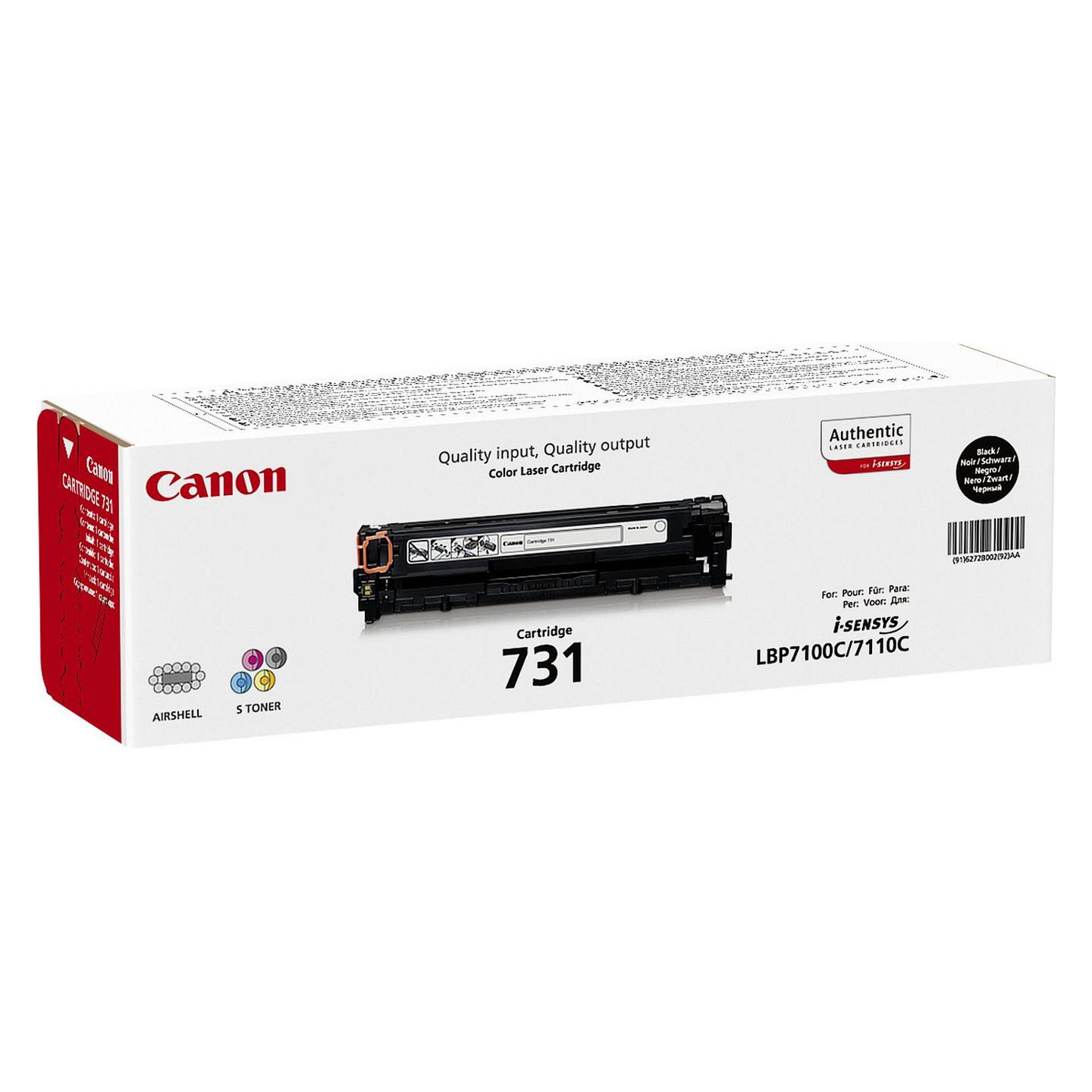 Toner Canon 731, 1,400 faqe - Zezë - 2