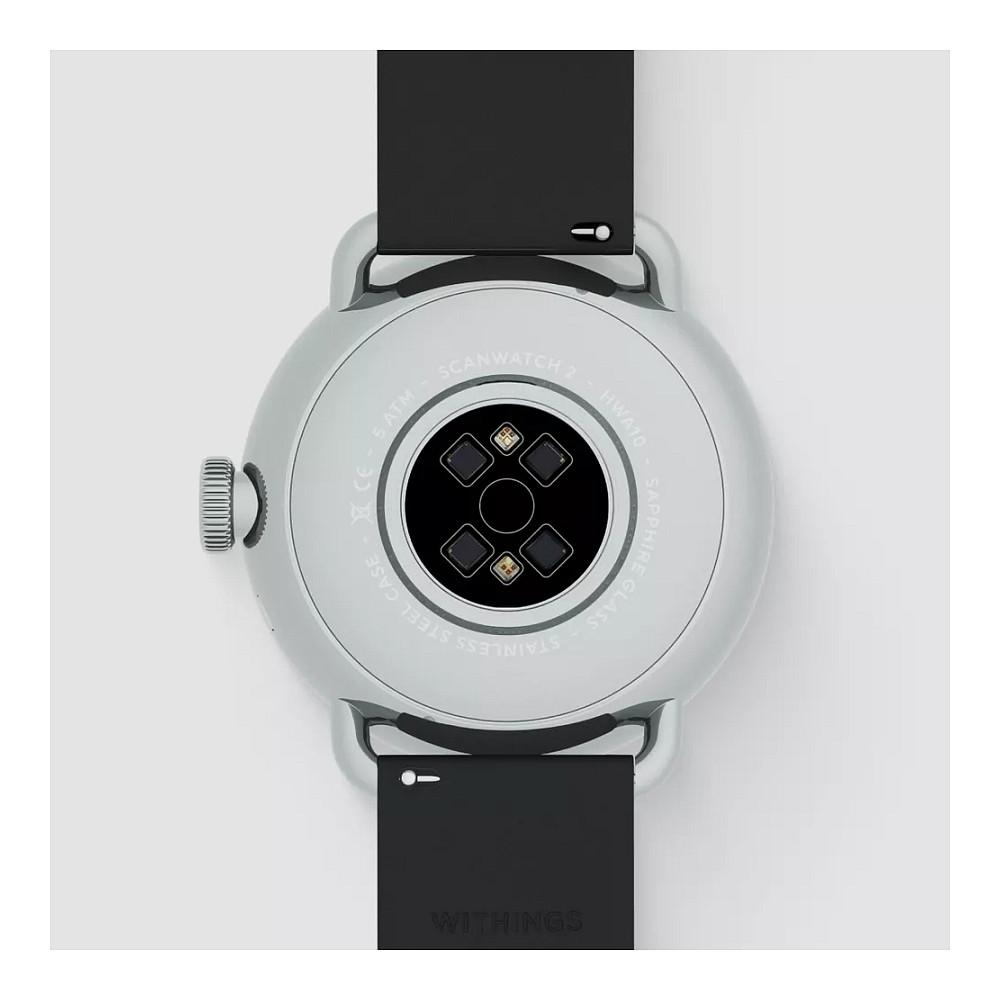 Orë e mençur Withings ScanWatch 2, 38mm, OLED, ECG, SpO2, Bluetooth, 5 ATM - Zezë - 2