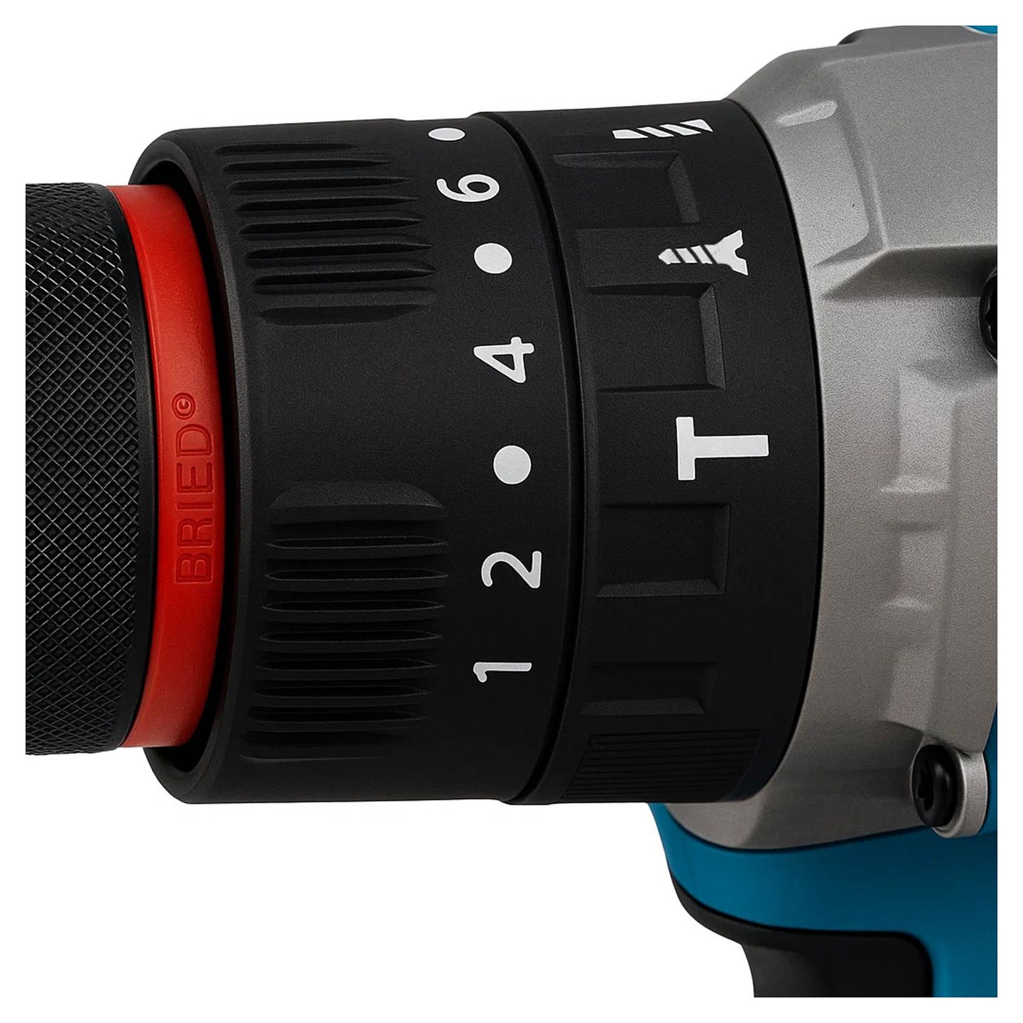 Shpuese me Bateri Extralink Powerlink PWL-06, 20V, 13mm, 120Nm, 2x4Ah - Zezë/Blu - 2