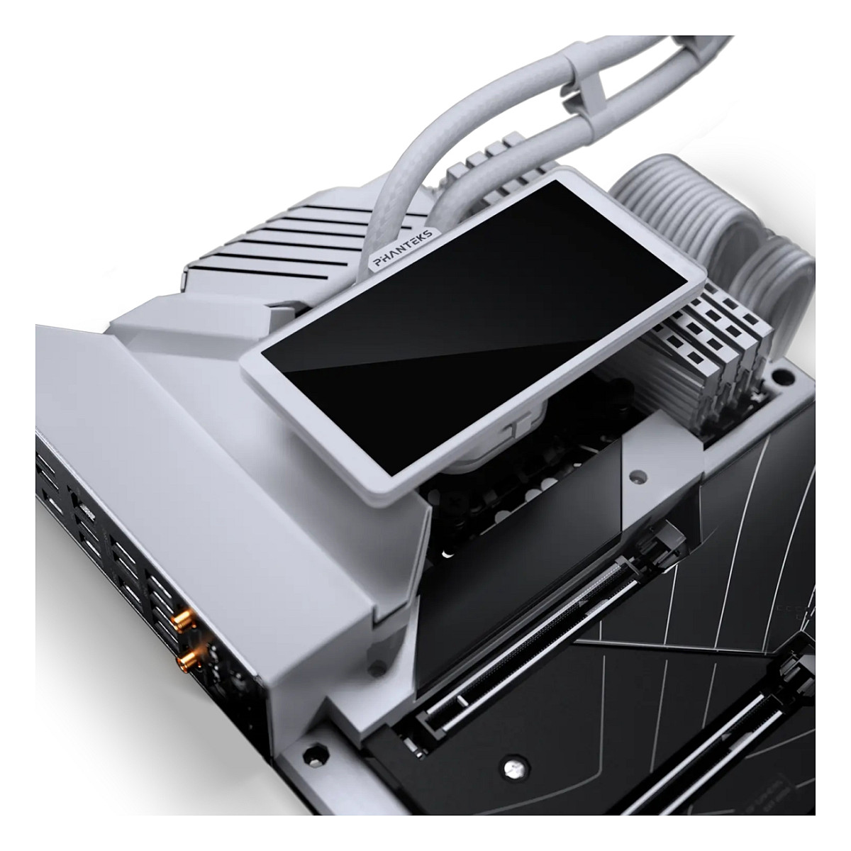 Ftohës për Procesor PHANTEKS Glacier One 360M25 LCD / AIO / 360mm / 3×120mm D-RGB Fan / LCD / AM4/AM5 / LGA115x/1200/1700/1851 – E Bardhë - 4