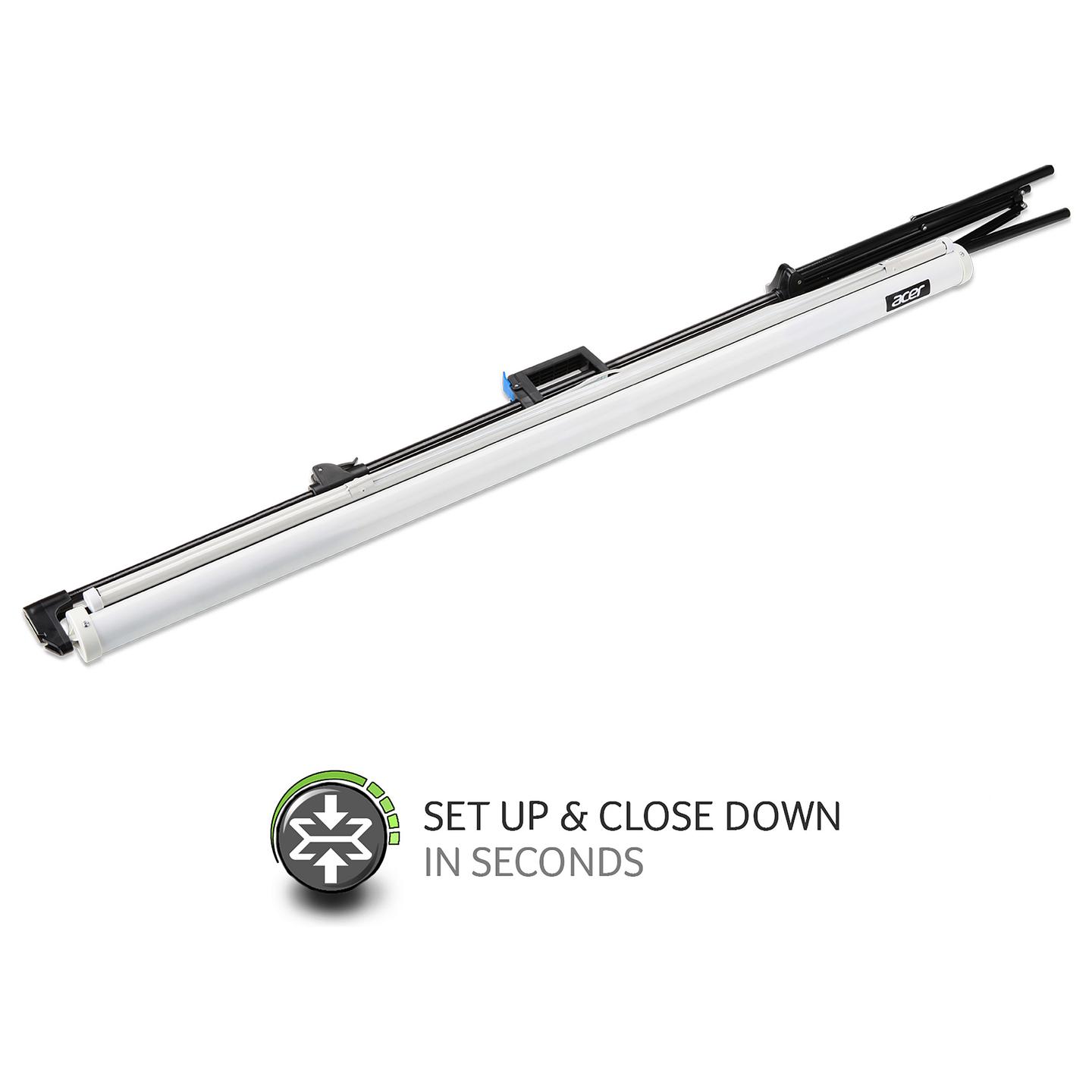 Ekran Projektesh Acer T82-W01MW / 82.5" / 16:10 / Tripod – Bardhë - 4