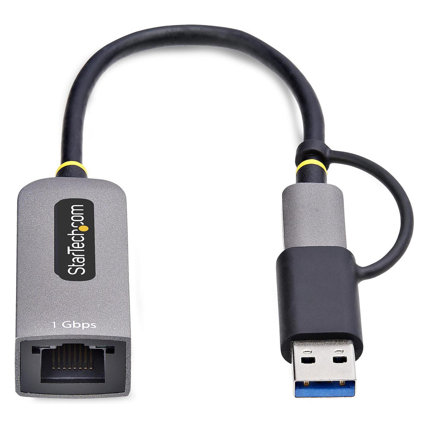 Adapter Rrjeti StarTech C21GA-USB-ETHERNET, USB-C/USB-A, Gigabit Ethernet, RJ45 - Gri - 4