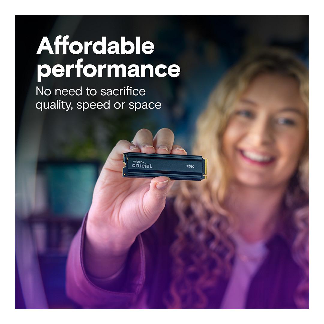 SSD e Brendshme Crucial P510 / 1TB / M.2 2280 / PCIe 5.0 x4 - 4